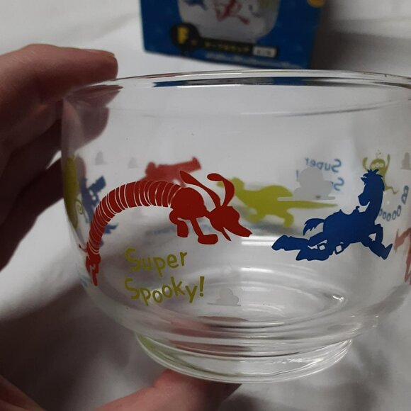 Toy Story Glass Bowl & Ceramic Plate Lot Japan Kuji Prize RARE Disney Halloween - Picture 4 of 10